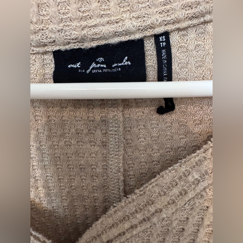 Urban Outfitters Out from Under Waffle Knit Top - Beige - Picture 3 of 3